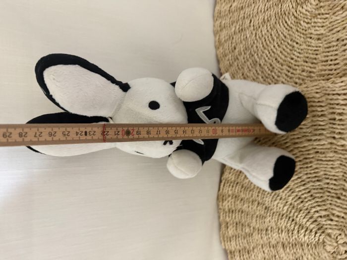 peluche lapin blanc assis fun toys - photo numéro 2