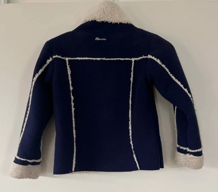 Veste fille 8 ans bleu marine doublée sherpa – Nirvana - photo numéro 3