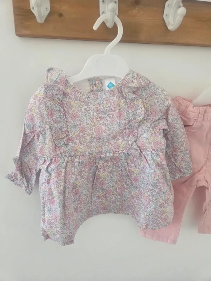 Ensemble texbaby 6m fille - photo numéro 2