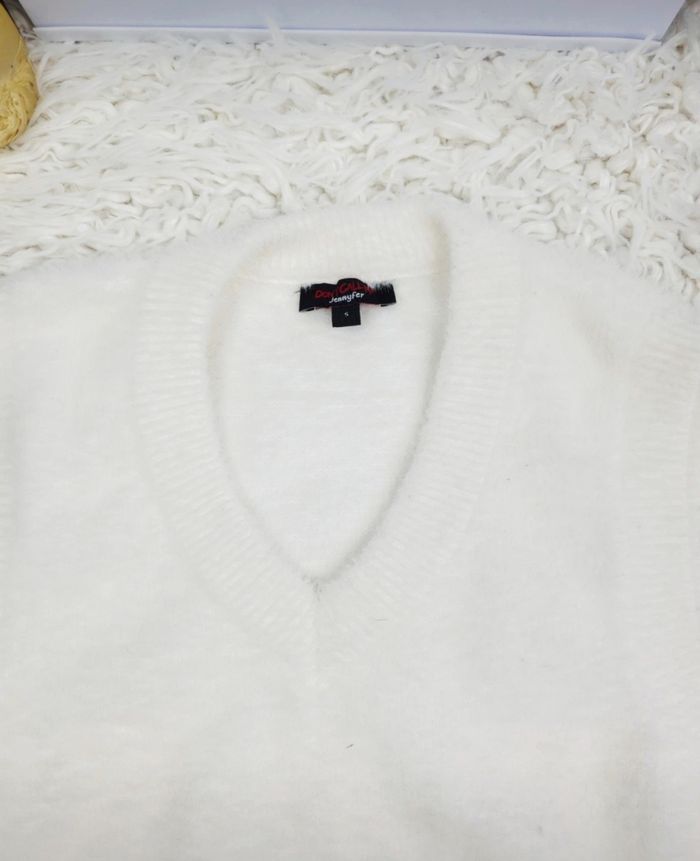 Pull peluche fluffy sans manches Fille taille S 12 ans marque Jennyfer 🦜 - photo numéro 5