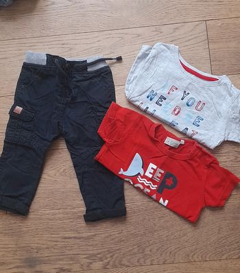 Ensemble garcon 12 mois pantalon tee shirt