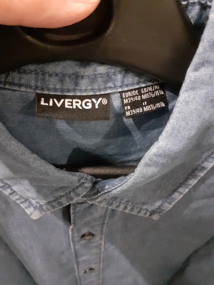 Chemise jeans  39/40  livergy - photo numéro 4