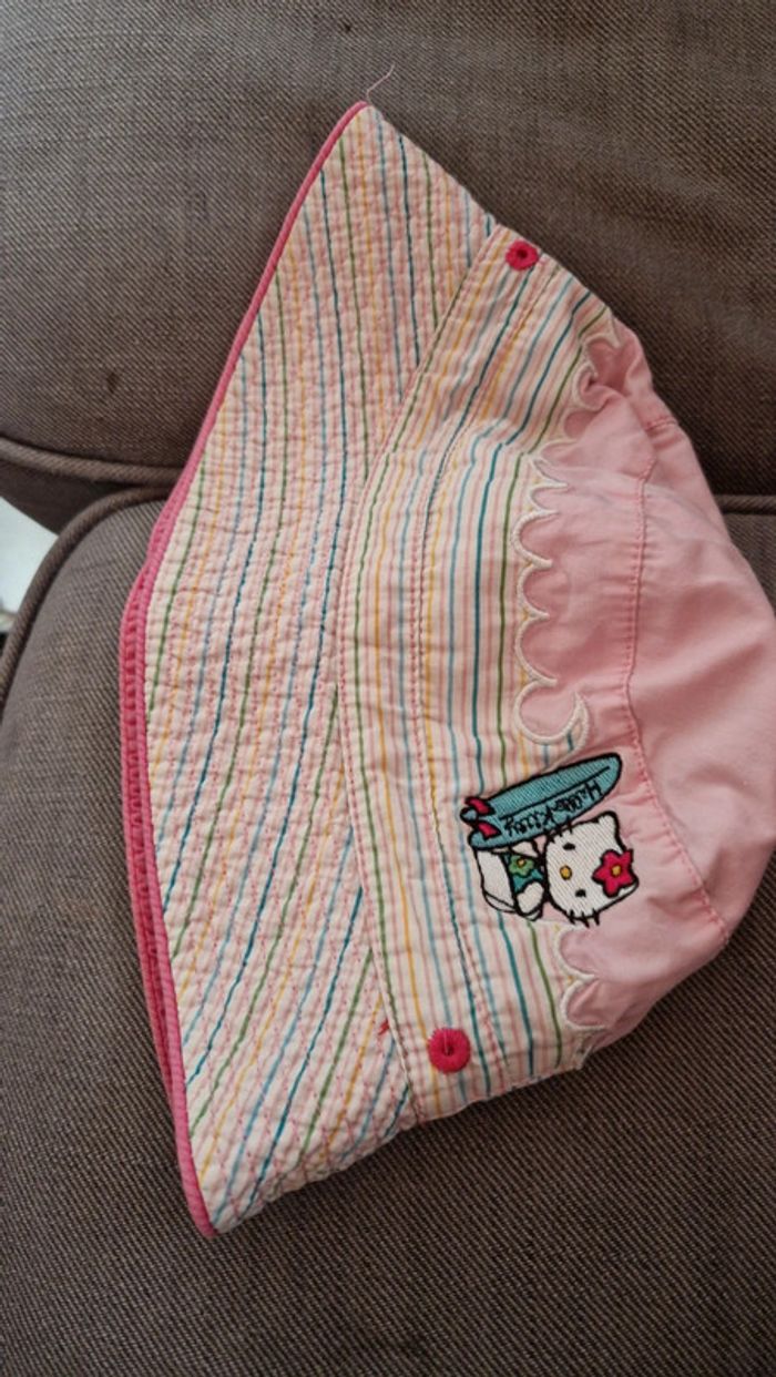 Chapeaux bob rose fille hello kitty - photo numéro 2