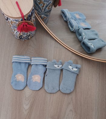 2 paires de chaussettes chaudes 14-15