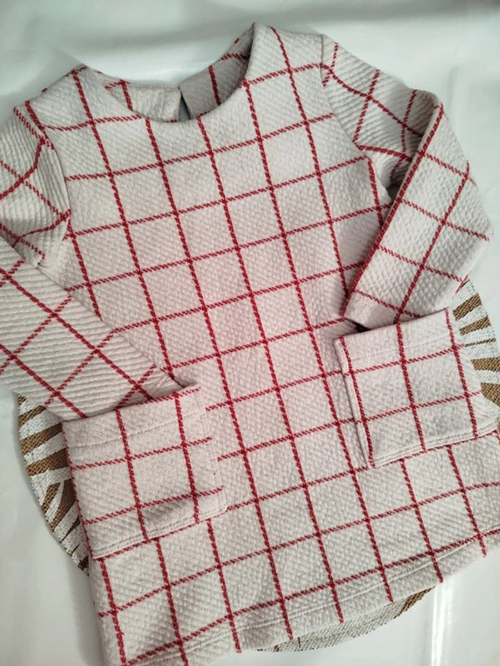 Robe à carreaux fille 86 cm - photo numéro 3