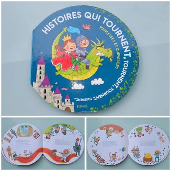 Livre rond Histoires qui tournent, tournent, tournent.. Princesses 🛡 et chevaliers 👑 (49)