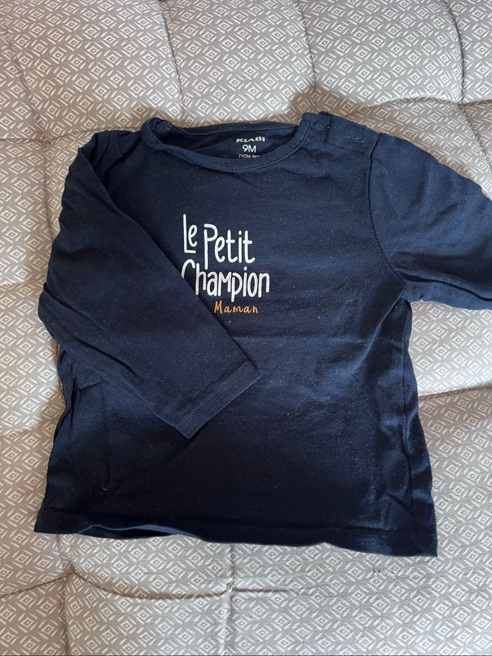 Tes shirt manches longues 9 mois - photo numéro 2