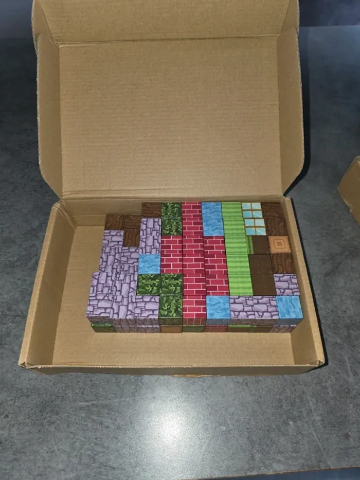 [NEUF] 100 cubes magnétiques type minecraft