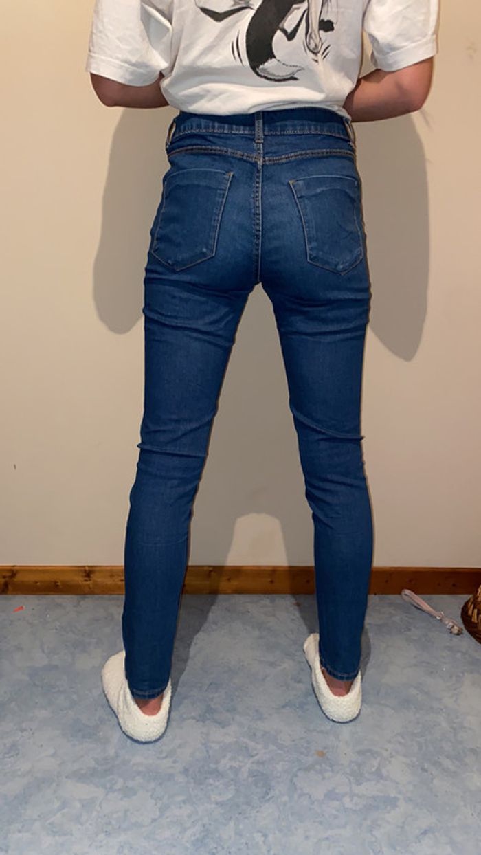 Jean skinny bleu - photo numéro 2