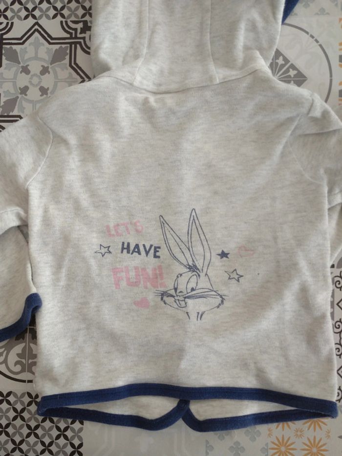 Gilet à pressions Looney Tunes 24 36 mois - photo numéro 2