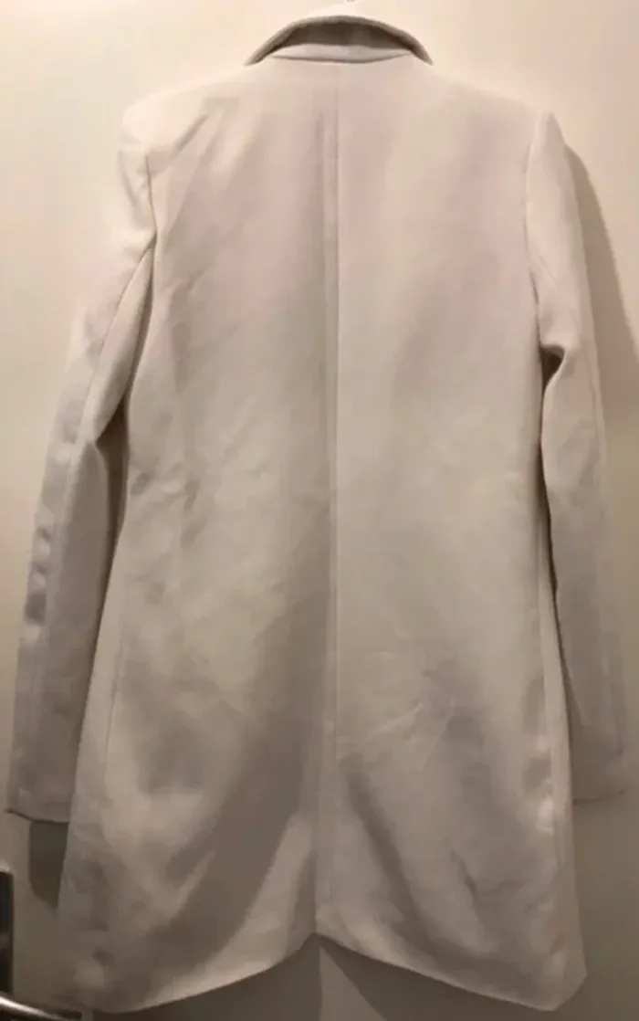 Veste femme relayeur sans boutons banche missiguided tailles 8 - photo numéro 2