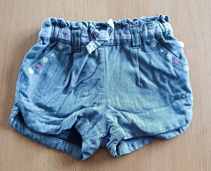 Short Sergent Major 18 mois 80 cm fille gris - photo numéro 2