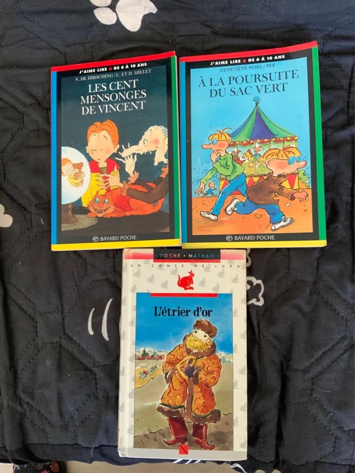 Lot de 3 livres