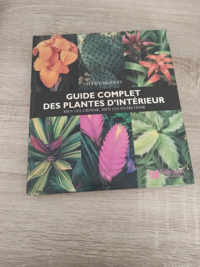Livre guide sur les plantes d'intérieur