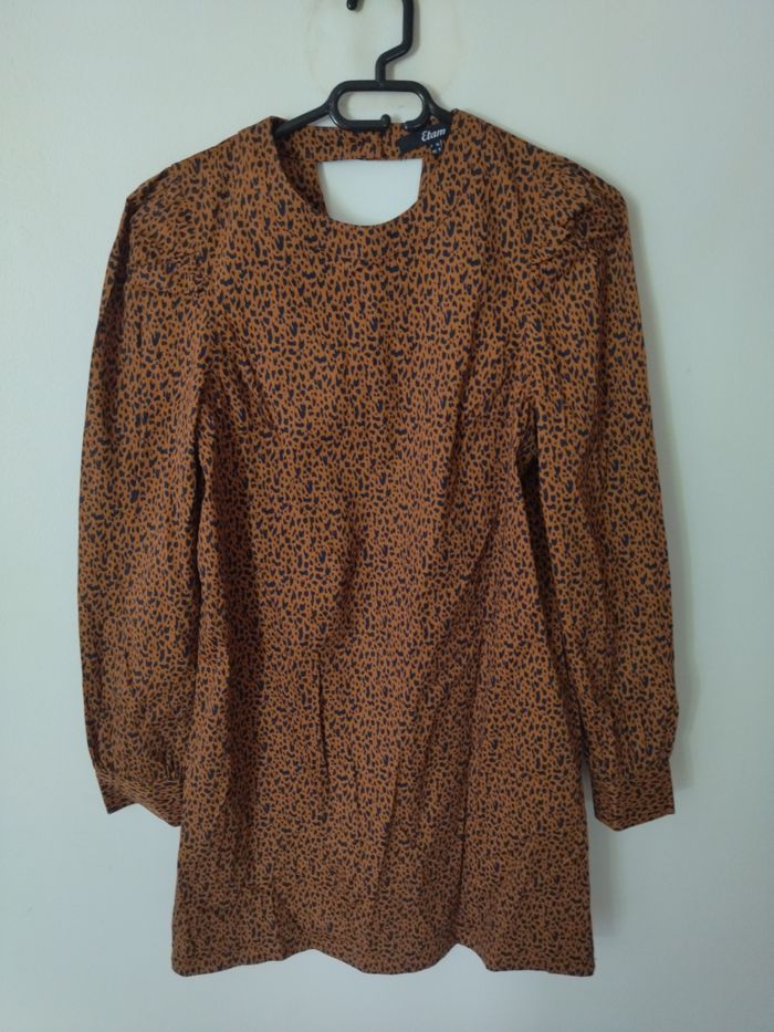 robe courte léopard étam