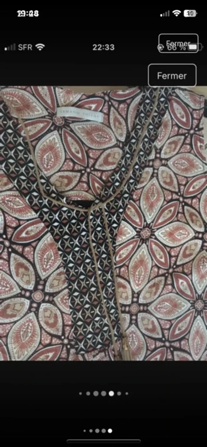Superbe robe d’été lacet en daim en 40 de marque Armand Thiery en excellent état - photo numéro 8