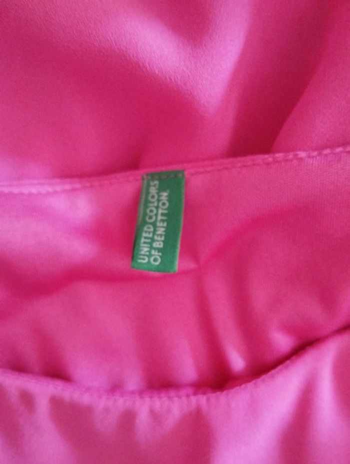 🌸Robe rose Benetton Taille 40🌸 - photo numéro 3