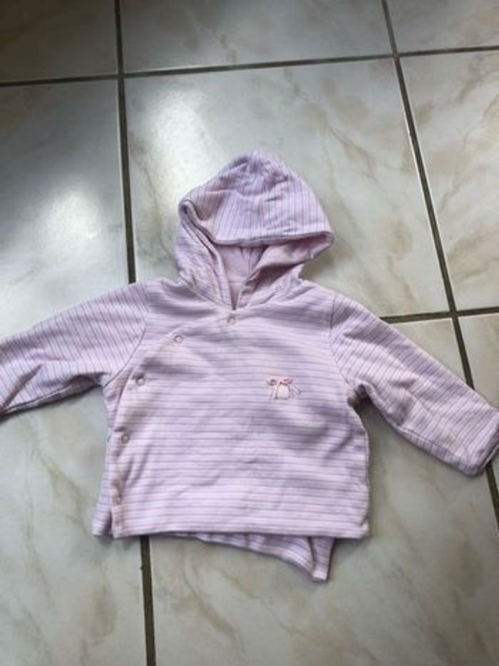 Gilet rose 6 mois