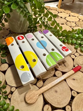 Xylophone bois JANOD confetti
