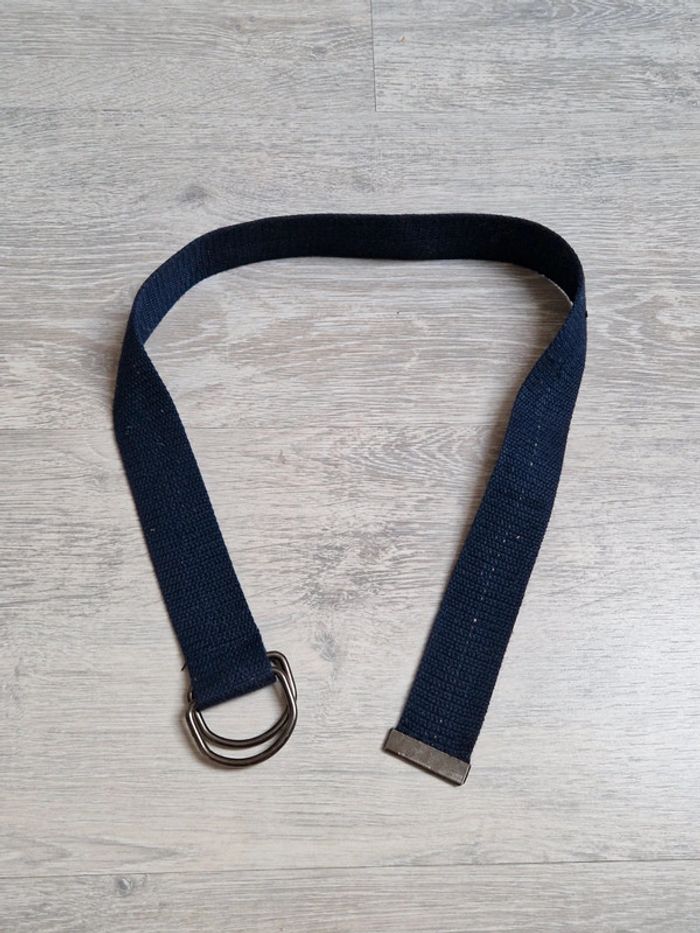 Ceinture bleu marine longueur 74 cm - photo numéro 1