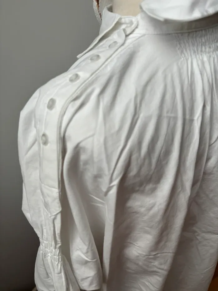 🌸 Blouse blanche MAJE - Taille 1 (équivalent 36) 🌸 - photo numéro 13