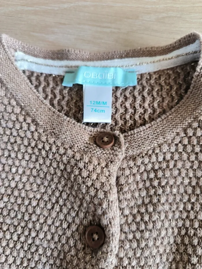 Gilet pull 12 mois - photo numéro 2