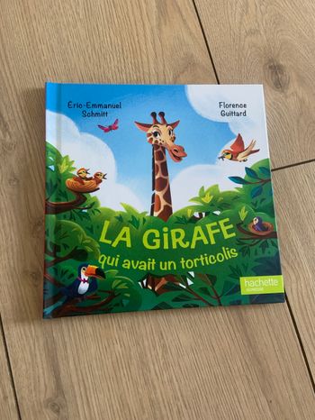 Livre la girafe qui avait un torticolis