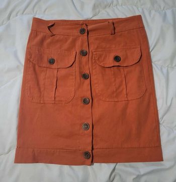 Jupe d'Automne Femme Orange Corail 🍁🍂