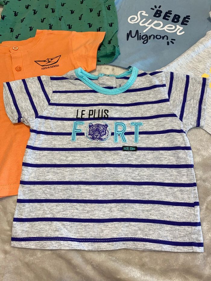 Lots de tee shirt taille 18 mois - photo numéro 2