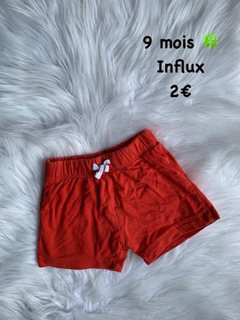 Short 🍀 9 mois 🍀 Influx