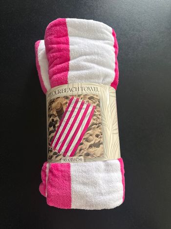 Velour beach towel
