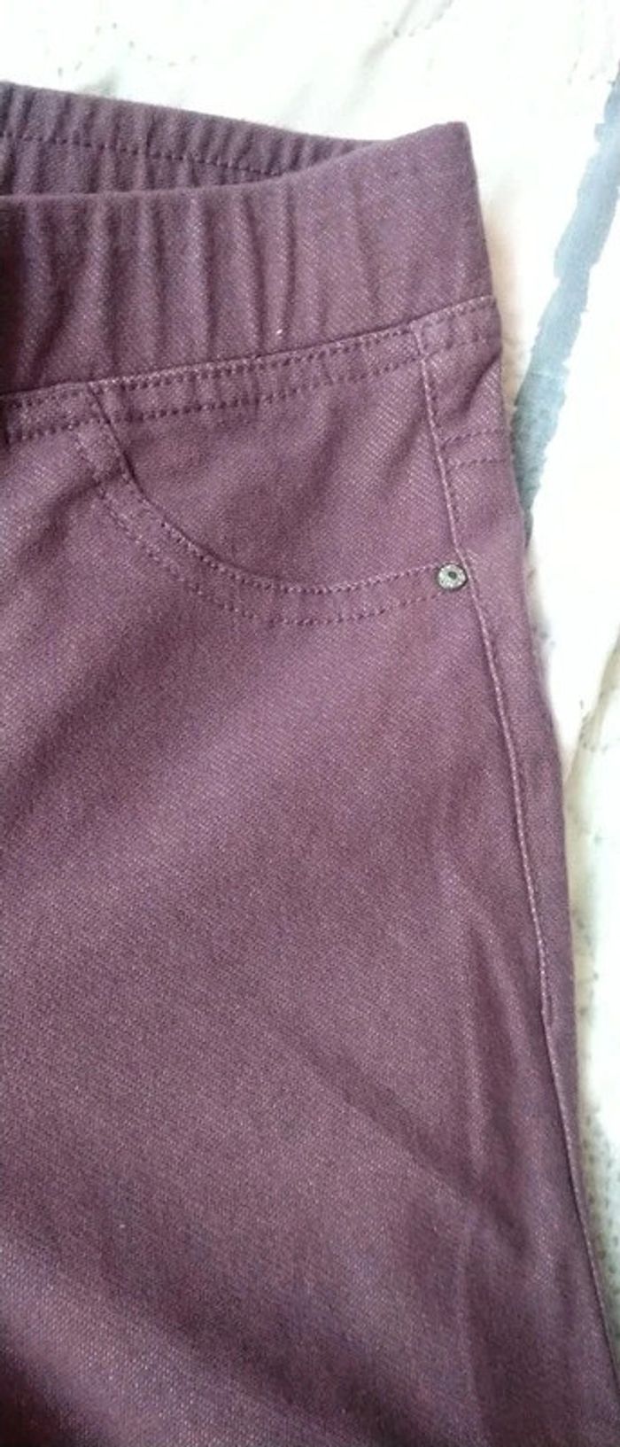 Jegging slim mauve fille 12 ans kiabi - photo numéro 11