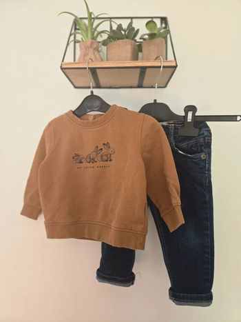 Ensemble pull et jean / Kiabi et Zara 18 mois 👦