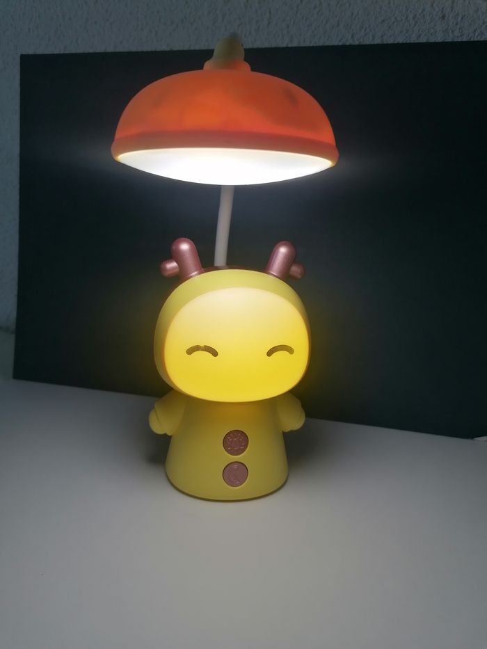 lampe Kawaii Led rechargeable jaune - photo numéro 2
