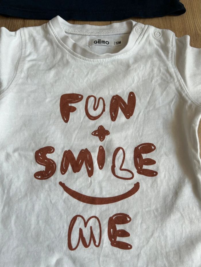 Tee-shirts 12 mois - photo numéro 2