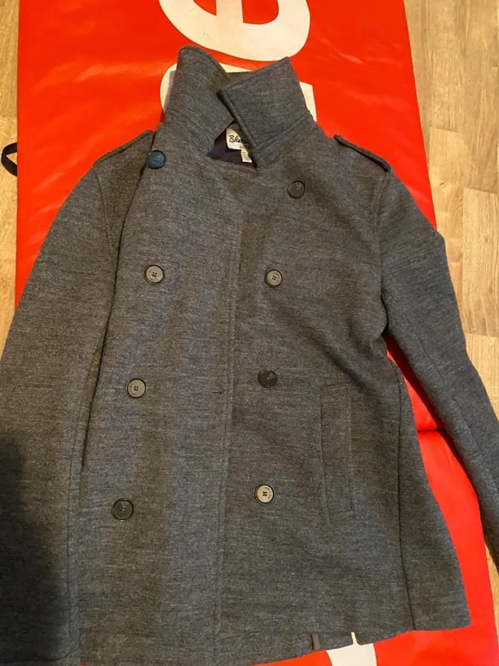 Manteau Caban mango gris Small - photo numéro 3