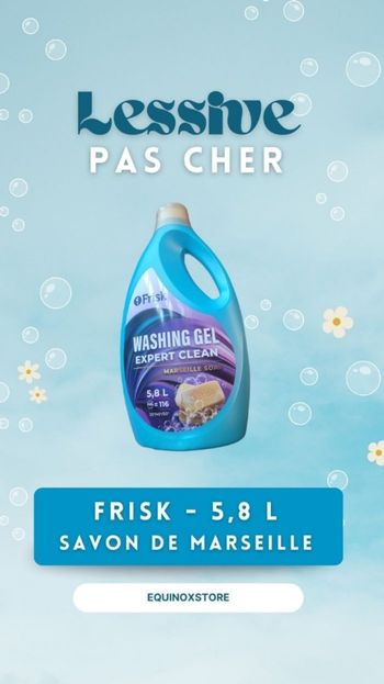 Frisk 5.8L savon de Marseille 