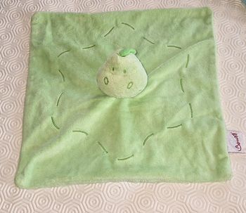 Doudou dinosaure grenouille vert Bengy