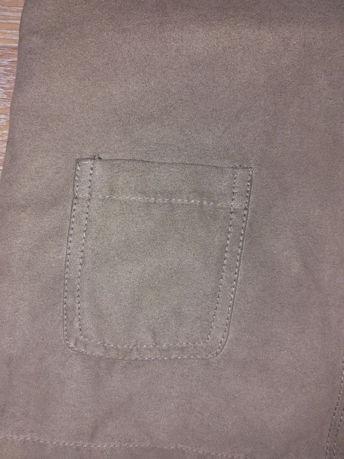 Robe marron suédine - photo numéro 4