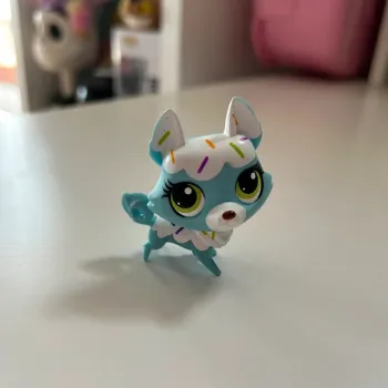 Figurine littlest pet shop husky