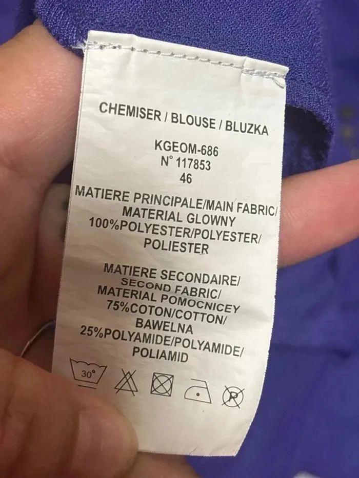Blouse légère taille 46 marque Jacqueline riu - photo numéro 6