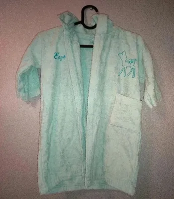 Peignoir brodé Enzo