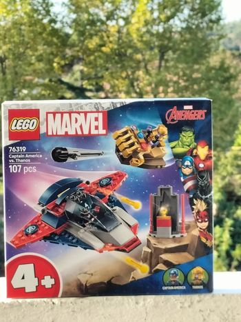 Lego Marvel Captain america contre thanos