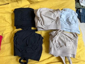 Lot de 5 brassières sans couture XXL velform