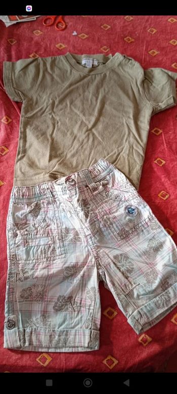 Ensemble short 12 mois