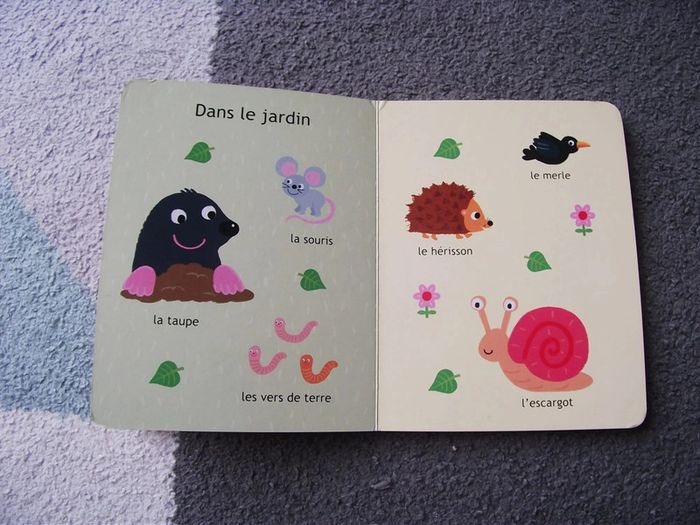 Livre cartonné mon premier imagier Les animaux - photo numéro 3