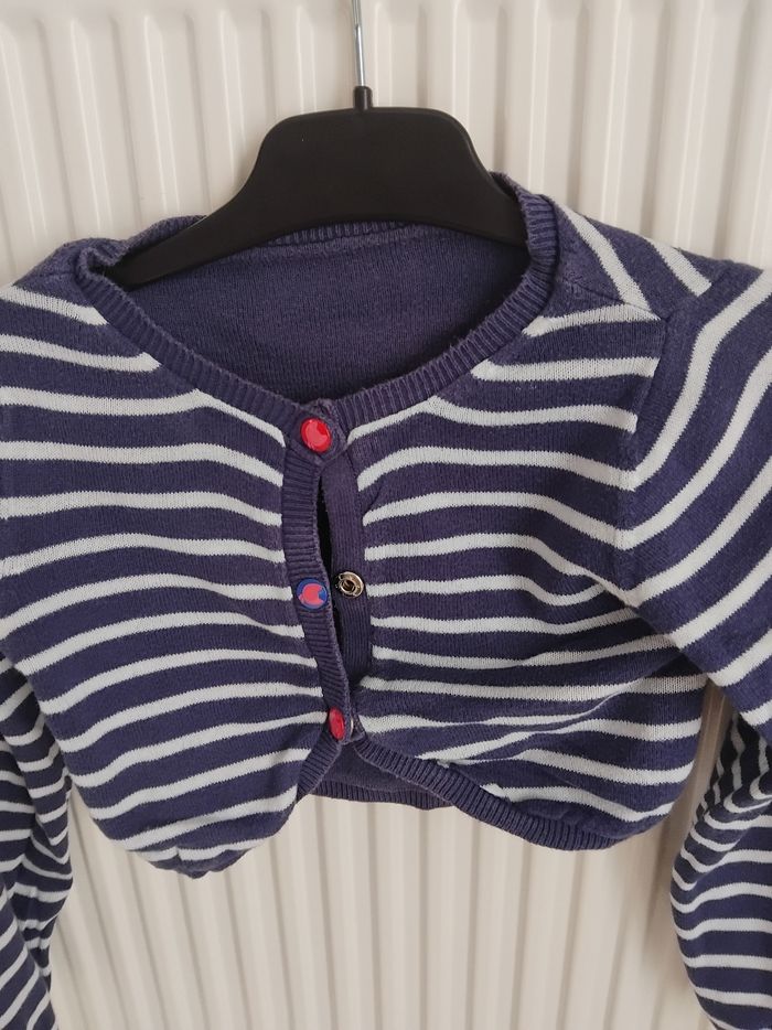 Gilet cardigan réversible fille 6 ans verbaudet - photo numéro 6