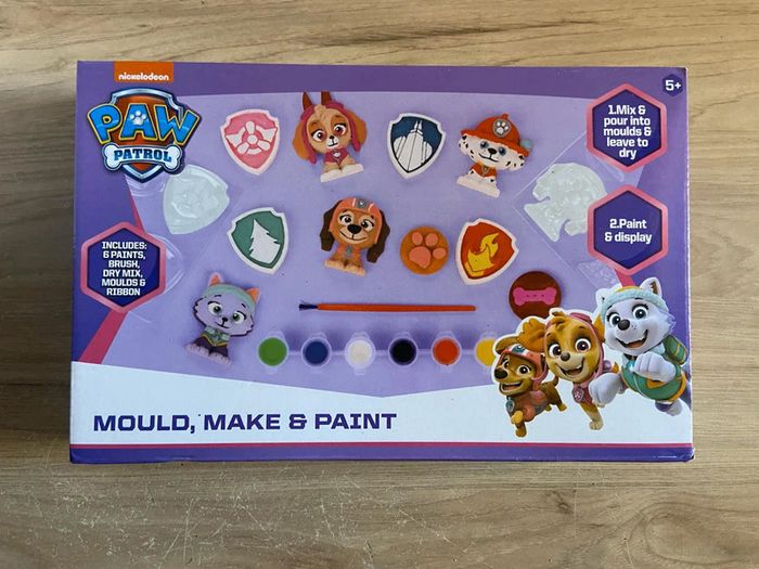 Kit créatif plâtre paw patrol