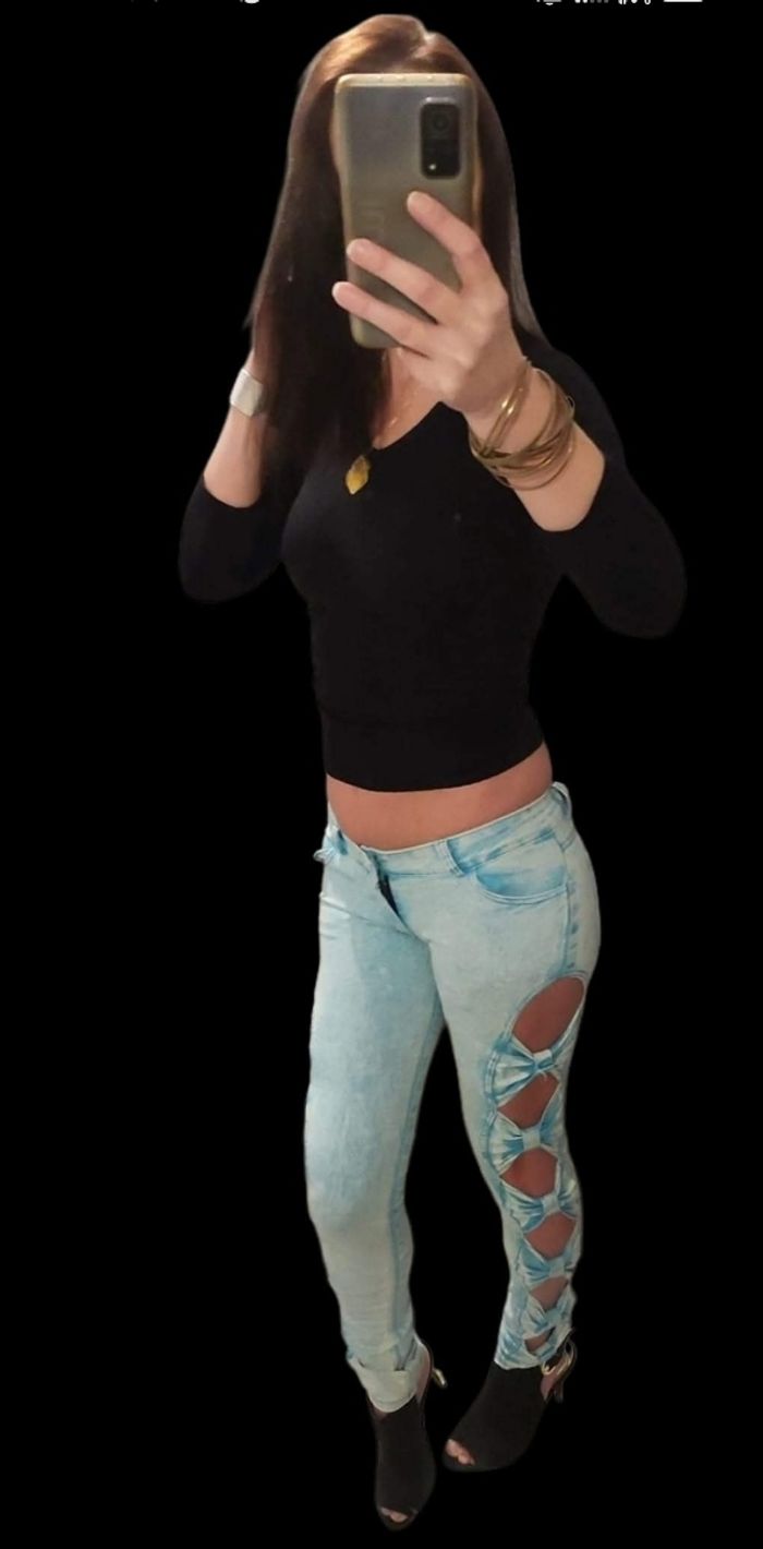 Magnifique jeans très originale femme - photo numéro 2