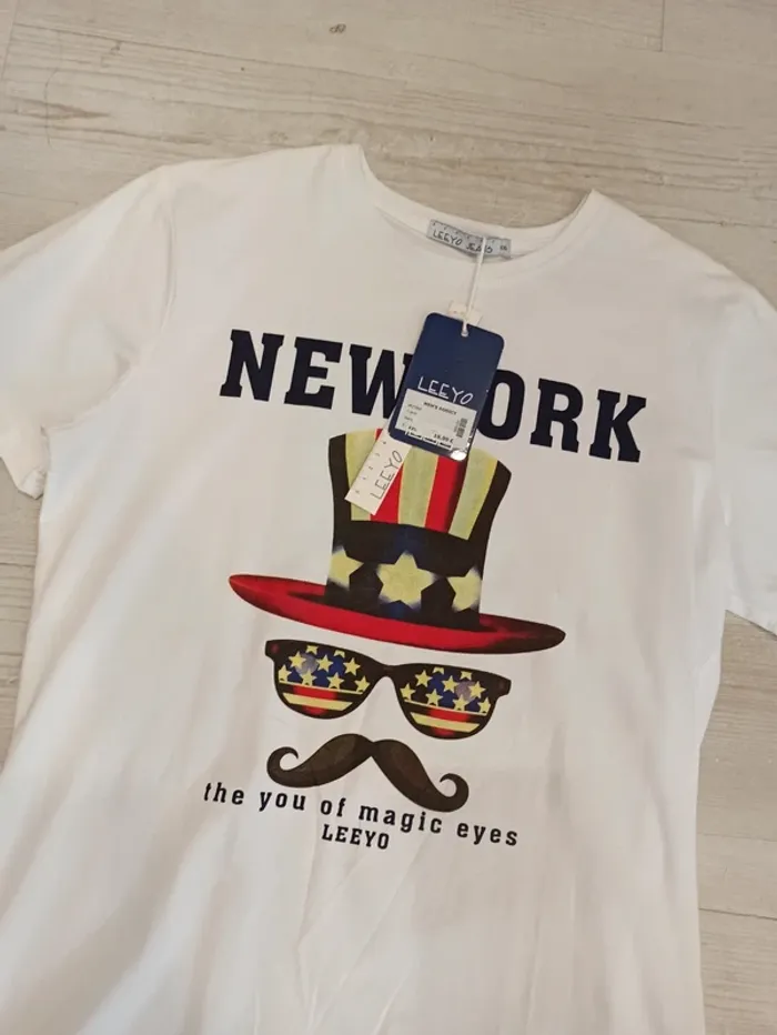 Tee shirt blanc homme - photo numéro 2